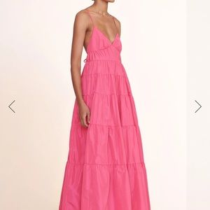 STAUD Pink Maxi Dress